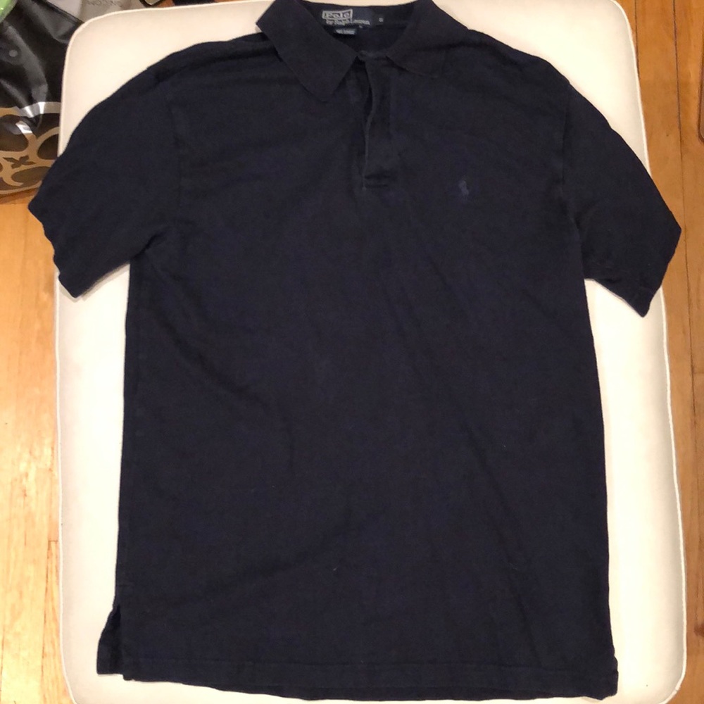 Polo by Ralph Lauren men’s navy shirt sleeve polo shirt